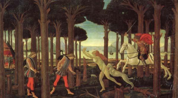 Sandro Botticelli The Story of Nastagio degli Onesti oil painting picture